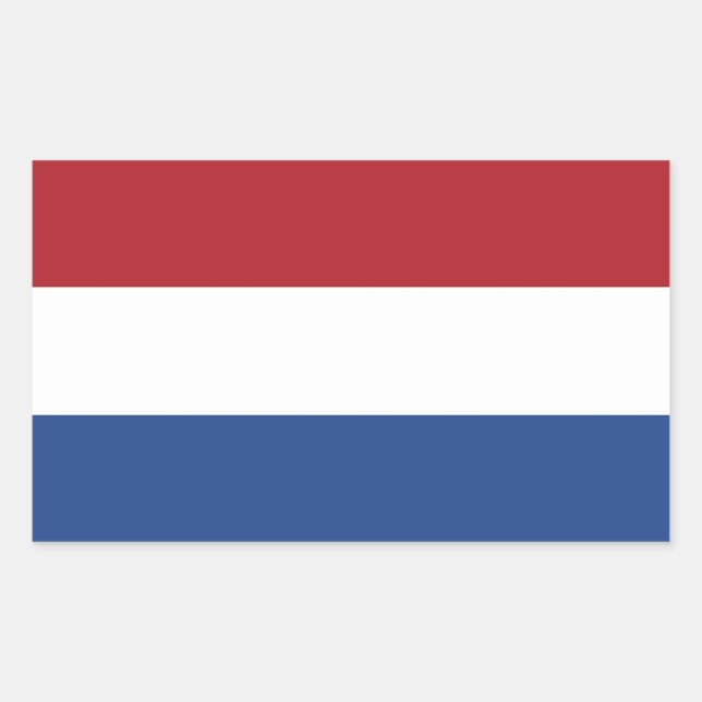 Aufkleber mit der Flagge der Niederlande (Vorderseite)
