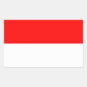 Aufkleber mit der Flagge Indonesiens