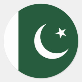 Aufkleber mit der Flagge Pakistans