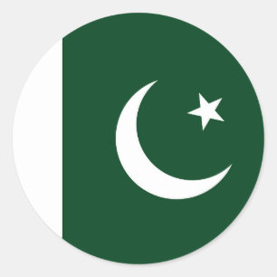 Aufkleber mit der Flagge Pakistans