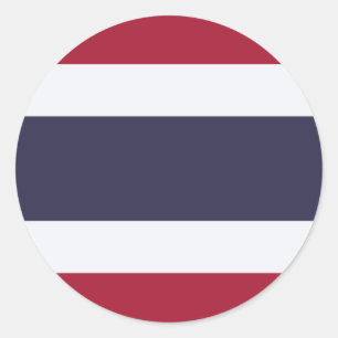 Aufkleber mit der Flagge Thailands