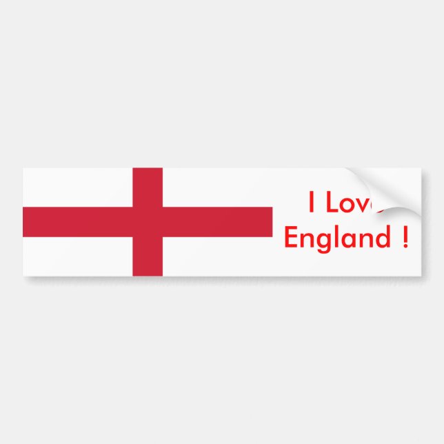 Aufkleber mit Flagge des England Autoaufkleber (Vorne)