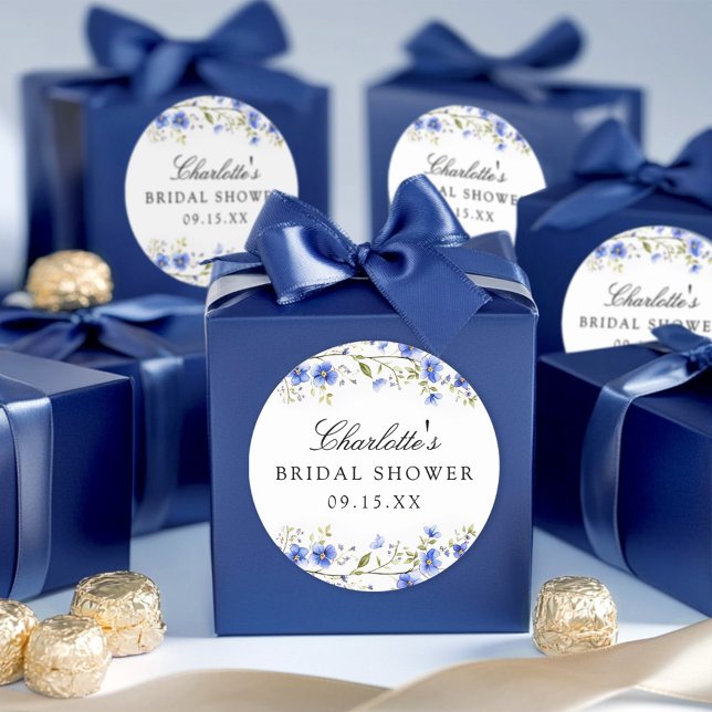 Aufkleber mit floralen Brautpartys (Von Creator hochgeladen)