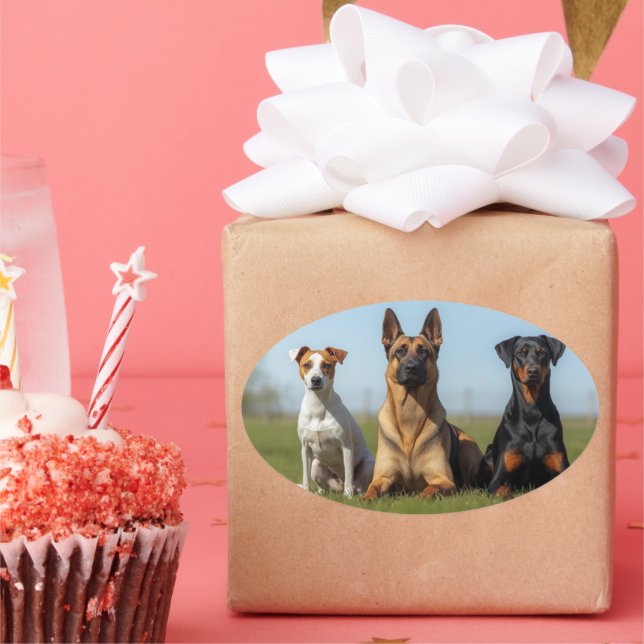 Aufkleber mit Hunden (Party)