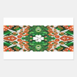 Aufkleber mit irischen Farben