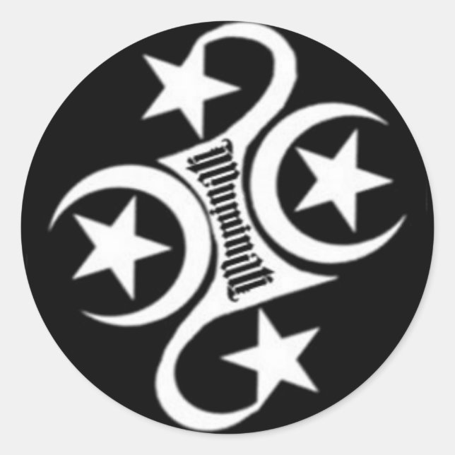 Aufkleber mit Leuchtzeichen (Vorderseite)