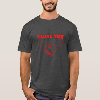 Aufkleber mit Liebe Freund T-Shirt