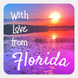 Aufkleber "mit Liebe von"