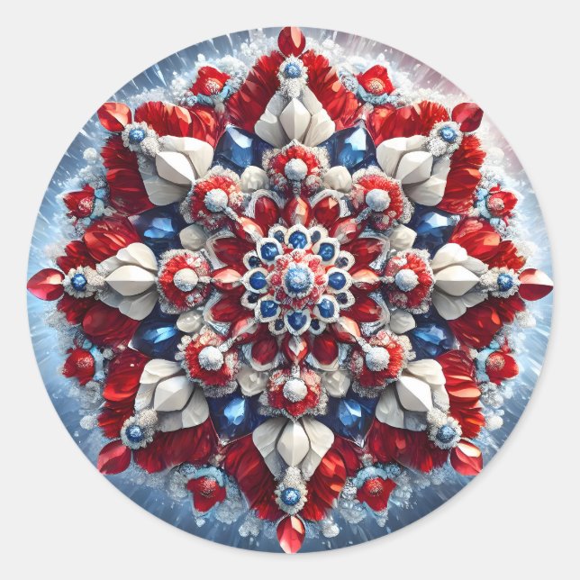 Aufkleber mit norwegischer Farbgestaltung (Vorderseite)