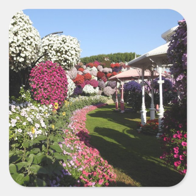 Aufkleber mit Petunias Garden (Vorderseite)