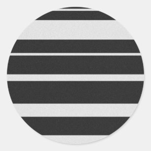 Aufkleber mit schwarzem und weißem Streifen