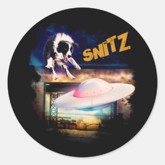 Aufkleber mit Snitz von Bobs Saucer Repair