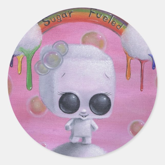 Aufkleber mit Zucker (Vorderseite)