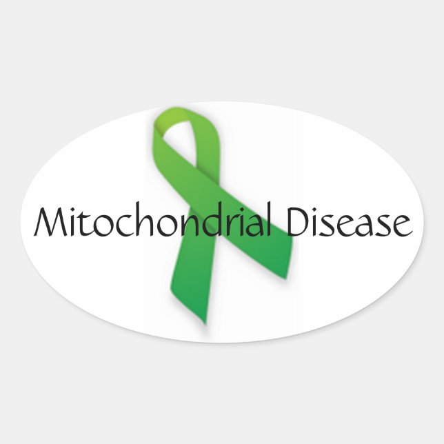 Aufkleber Mitochondriale Erkrankung Bewusstsein (Vorderseite)