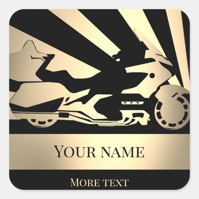 Aufkleber Motorrad-Motorrad-Motorradfahrer (Vorderseite)