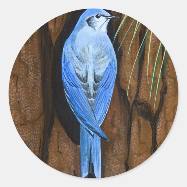 Aufkleber "Mountain Bluebird" (Vorderseite)