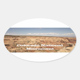 Aufkleber nationalen Monuments Colorados