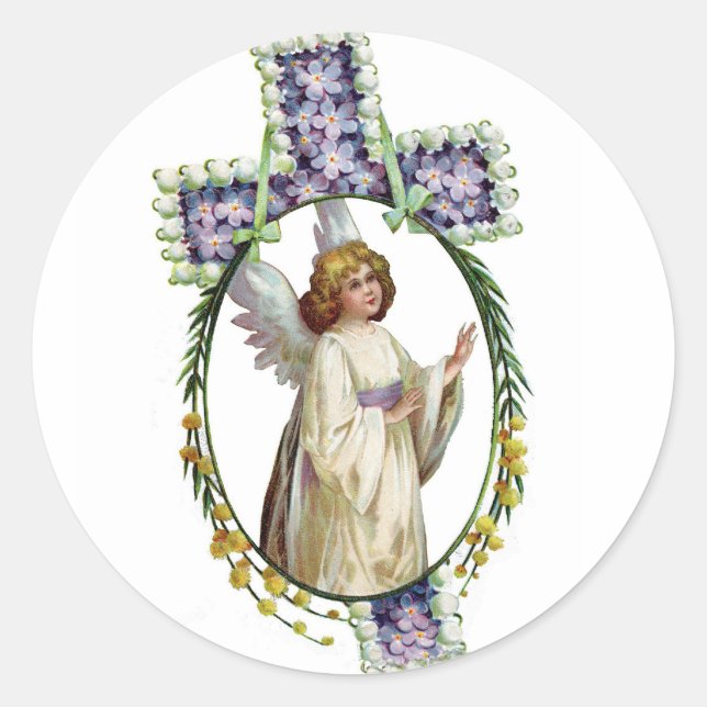 Aufkleber: Ostermorn Runder Aufkleber (Vorderseite)