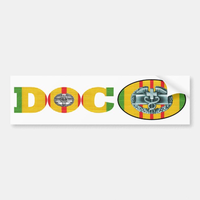 Aufkleber-Paare des Vietnam-Kampf-Mediziner-Doc. Autoaufkleber (Vorne)