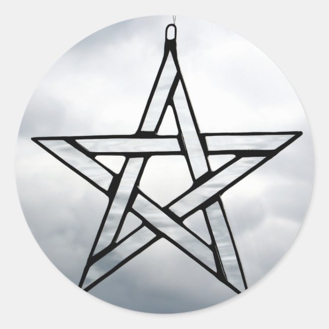 Aufkleber "Pentagram" (Vorderseite)