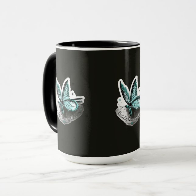Aufkleber Phrase cap Tasse (Vorderseite Links)