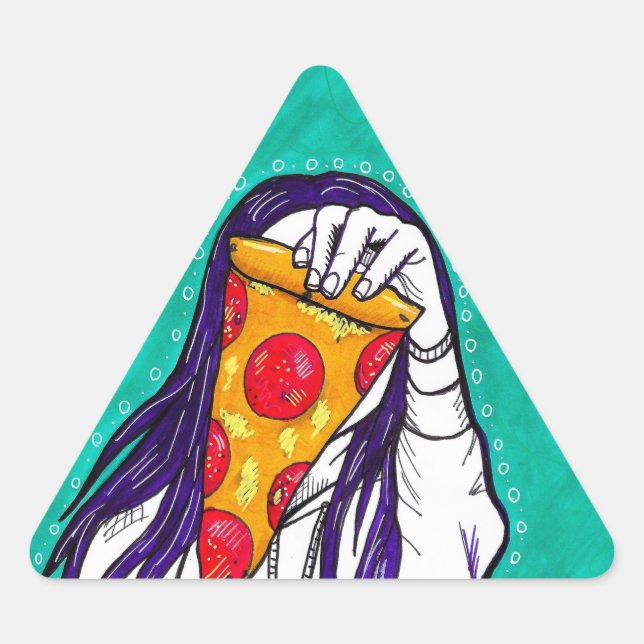 Aufkleber "Pizza" (Vorderseite)