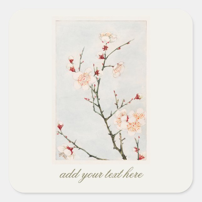 AUFkleber :  SAKURA BLÜTEN (Vorderseite)