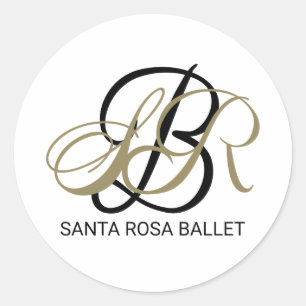Aufkleber Santa Rosa Ballett Unterschrift