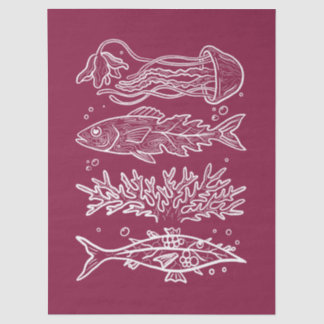 Aufkleber Seidenpapier