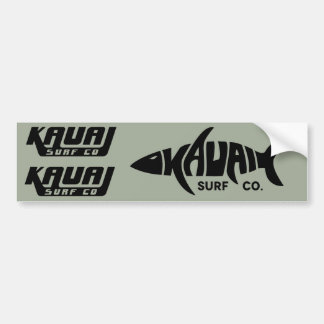 Aufkleber-Set Kauai-Brandungs-Co. Autoaufkleber