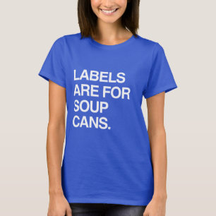 AUFKLEBER SIND FÜR SUPPEN-DOSEN T-Shirt