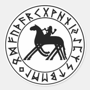Aufkleber Sleipnir Schild