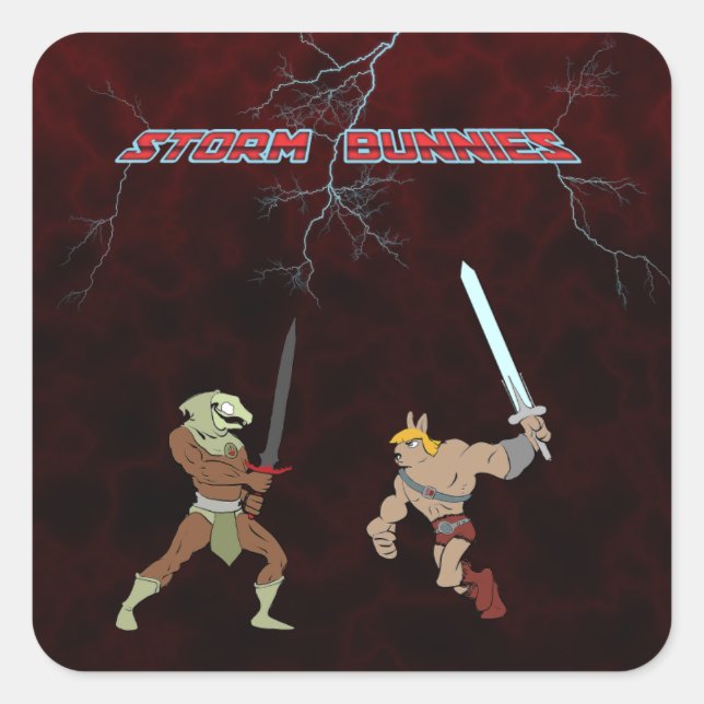 Aufkleber Storm Bunnies (Vorderseite)