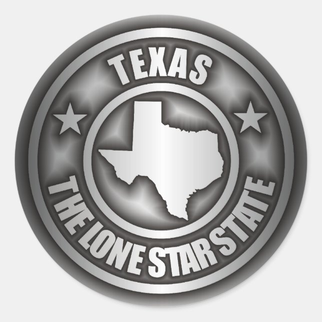 Aufkleber "Texas Steel" (Vorderseite)