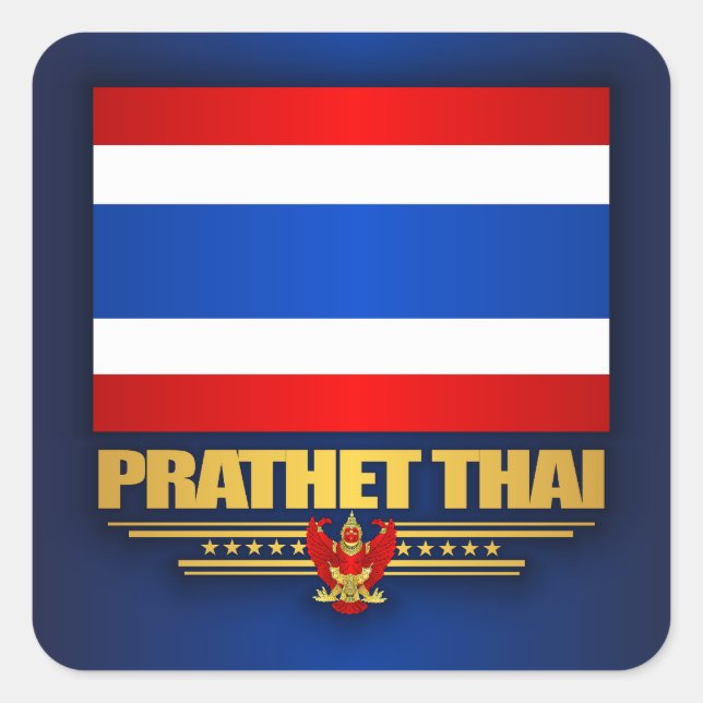 Aufkleber "Thailand Pride" (Vorderseite)