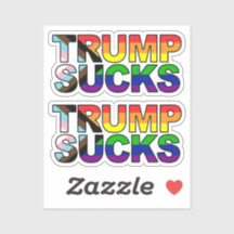 Aufkleber "Trump Sind zum Kotzen"