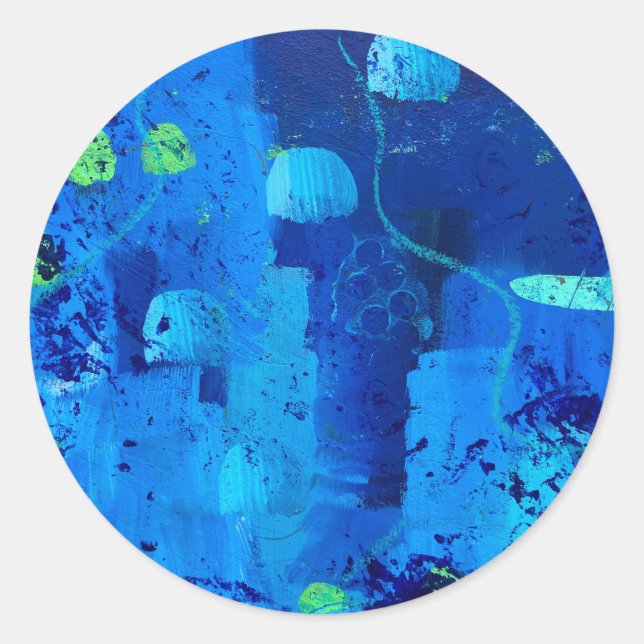 Aufkleber und Siegel im Quallendesign (Vorderseite)