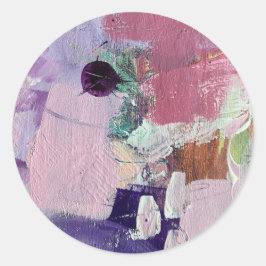 Aufkleber und Siegel in rosa Marshmallow-Design