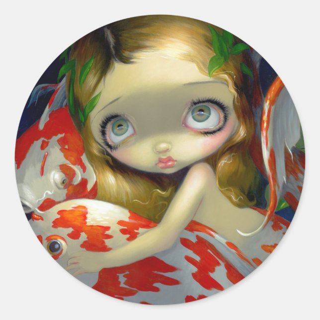 Aufkleber "Unter den Koi" (Vorderseite)