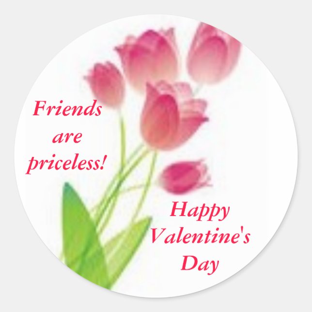 Aufkleber "Valentine Friends" (Vorderseite)