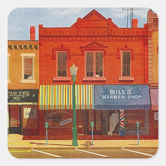 Aufkleber Vintag, kleine Stadtbusse (Vorderseite)