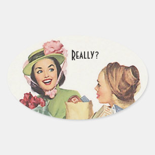 Aufkleber Vintag Retro Nachbarschaft Freunde wirkl