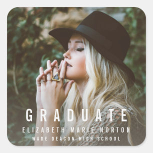 Aufkleber vom Typ Abschluss