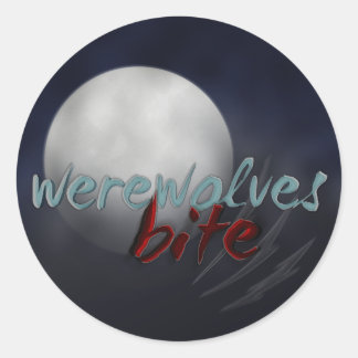 Aufkleber "Werwolves Bite"
