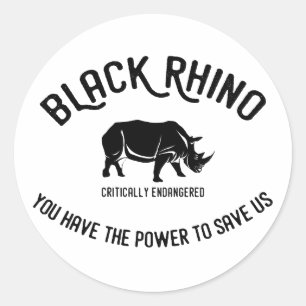 Aufkleber zum Schutz von Rhinotieren
