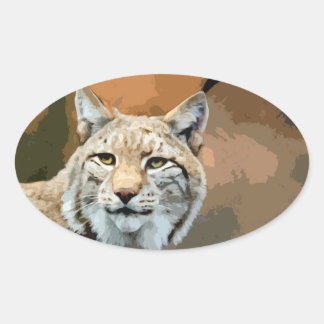 Aufkleber zum Thema "Tiere" - Luchs