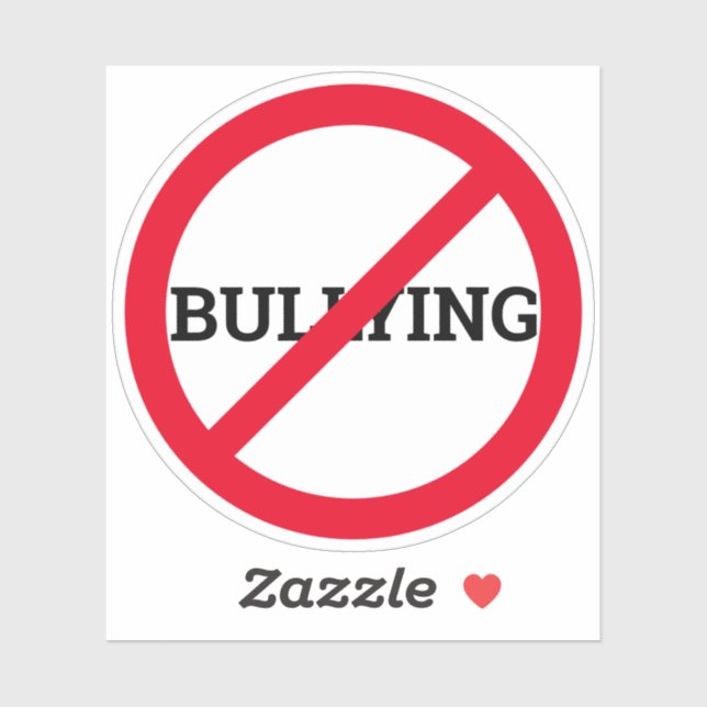 Aufkleber zur Bekämpfung von Mobbing (Blatt)