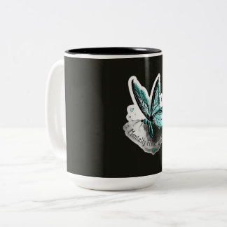 Aufkleberspruch süße Kaffeetasse
