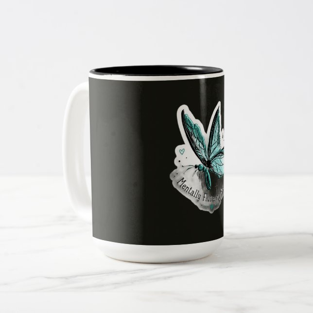 Aufkleberspruch süße Kaffeetasse (Vorderseite Links)