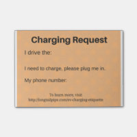 Aufladenantrag des elektrischen Autos